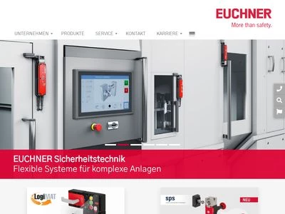 Website von EUCHNER GmbH + Co. KG