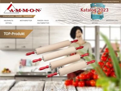 Website von Ammon GmbH & Co. KG