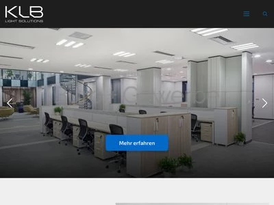 Website von KLB GmbH