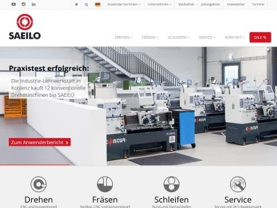 Website von SAEILO GmbH