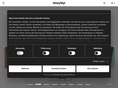 Website von Nowy Styl GmbH