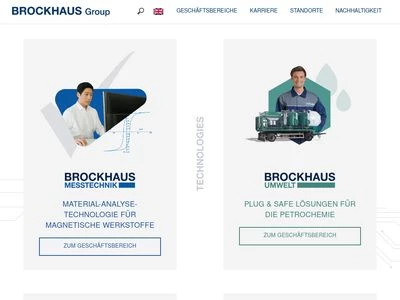 Website von Dr. Brockhaus Messtechnik GmbH & Co KG
