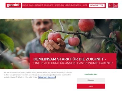 Website von Eckes-Granini Deutschland GmbH