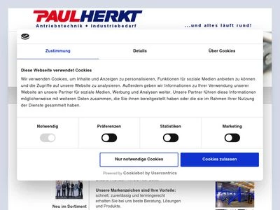 Website von Paul Herkt GmbH