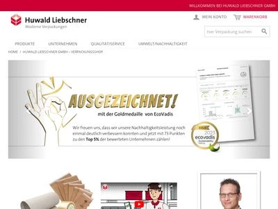 Website von Huwald Liebschner GmbH