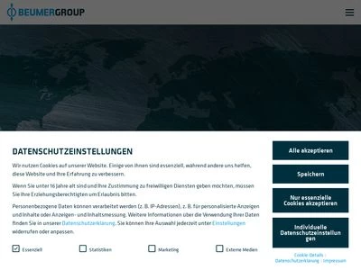 Website von BEUMER Group GmbH & Co. KG