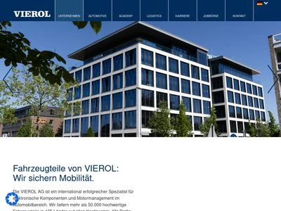 Website von Vierol AG