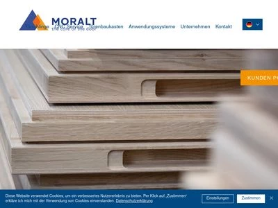Website von Moralt AG