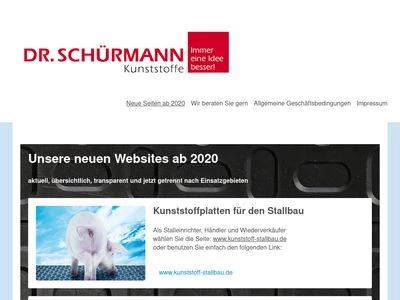 Website von Dr.Schürmann Kunststoffe Produktionsgesellschaft mbH