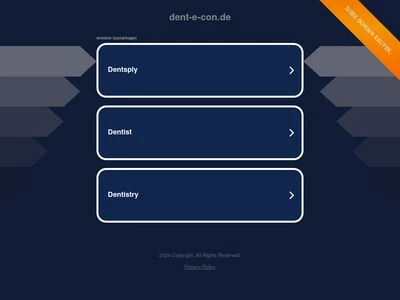 Website von dent-e-con e.K.
