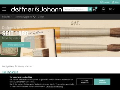 Website von Deffner & Johann GmbH