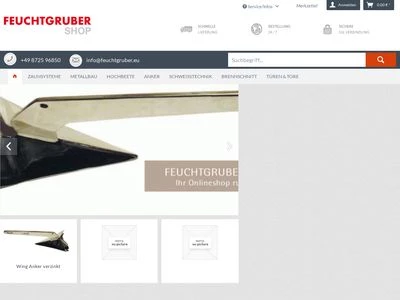Website von Feuchtgruber GmbH