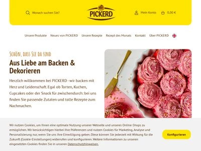 Website von H. PICKERD GmbH & Co. KG