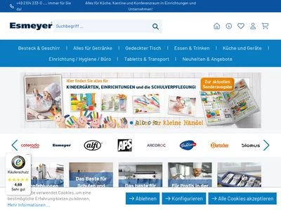 Website von Esmeyer GmbH & Co. KG