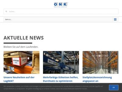 Website von ONK GmbH
