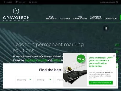 Website von GravoTech GmbH