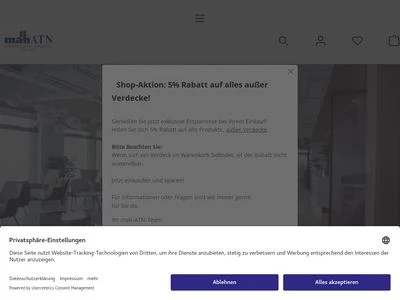 Website von münchner autostoff handel GmbH