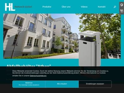 Website von Hahne & Lückel GmbH