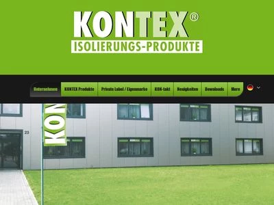 Website von KONTEX Bausysteme GmbH & Co. KG