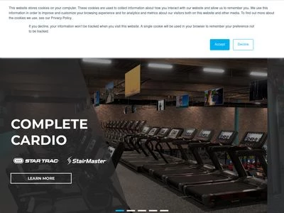 Website von Core Health & Fitness, LLC.