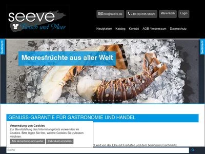 Website von Seeve-Fleisch Vertriebs GmbH