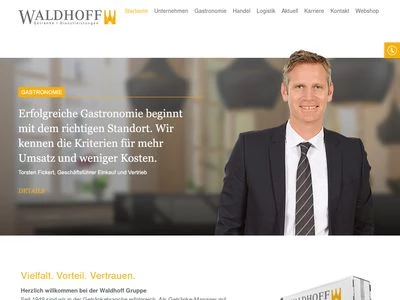 Website von Getränke Waldhoff GmbH & Co. KG