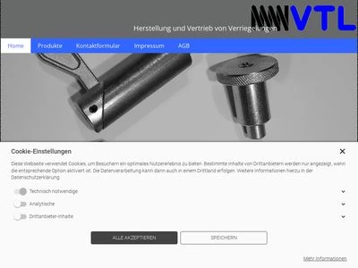 Website von VTL GmbH