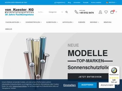 Website von von Kuester KG