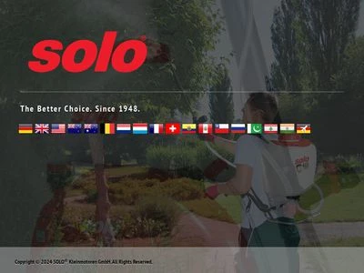 Website von SOLO Kleinmotoren GmbH