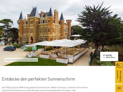 Website von May Gerätebau GmbH