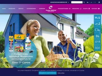 Website von frunol delicia® GmbH