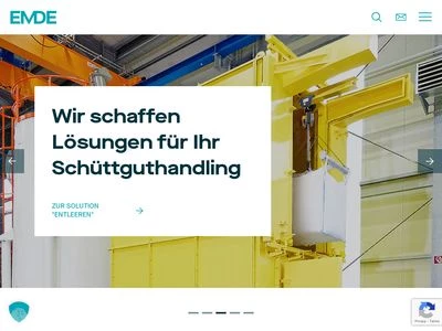 Website von Emde Automation GmbH