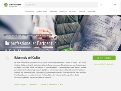 Website von Kellner & Kunz AG