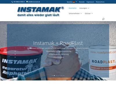Website von INSTAMAK GmbH