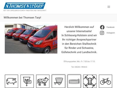 Website von N. Thomsen GmbH