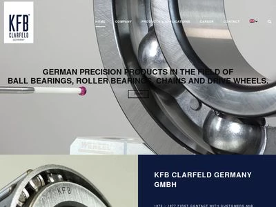 Website von KFB Clarfeld Germany GmbH