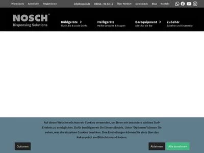 Website von Nosch GmbH