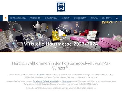 Website von Max Winzer GmbH & Co. KG