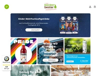Website von beckers bester GmbH 