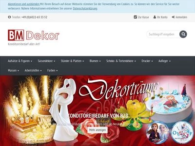 Website von BM-Dekor Burkhard Müller e.K.