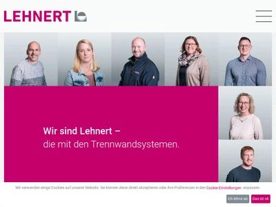 Website von Lehnert GmbH