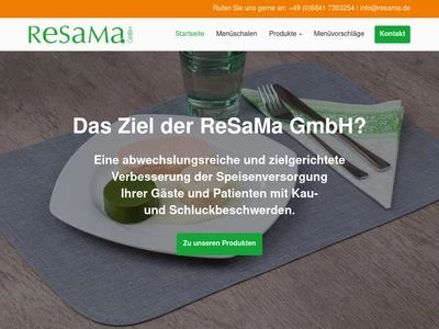 Website von ReSaMa GmbH