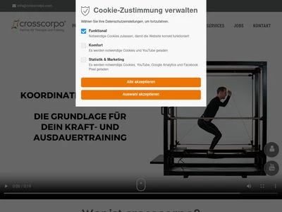 Website von Crosscorpo GmbH