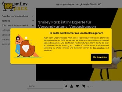 Website von Packen mit System GmbH