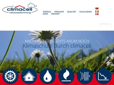 Website von CWA Cellulosewerk Angelbachtal GmbH