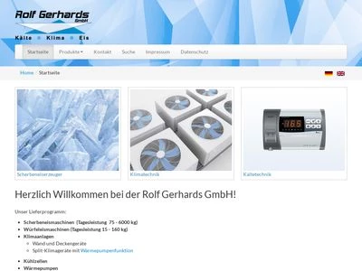 Website von Rolf  Gerhards Gmbh