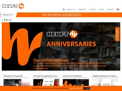 Website von HEUFT Systemtechnik GmbH