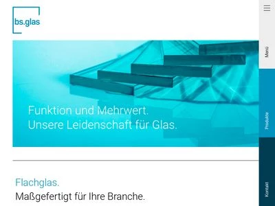 Website von BS-Glas GmbH