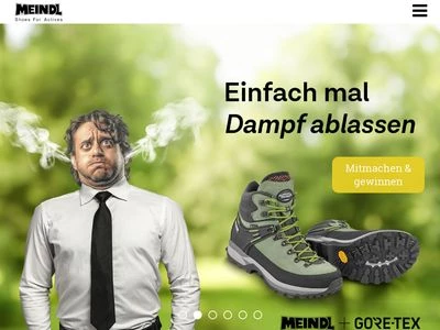 Website von Lukas Meindl GmbH & Co.KG