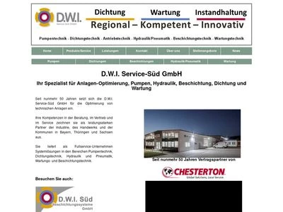 Website von D.W.I. Service-Süd GmbH